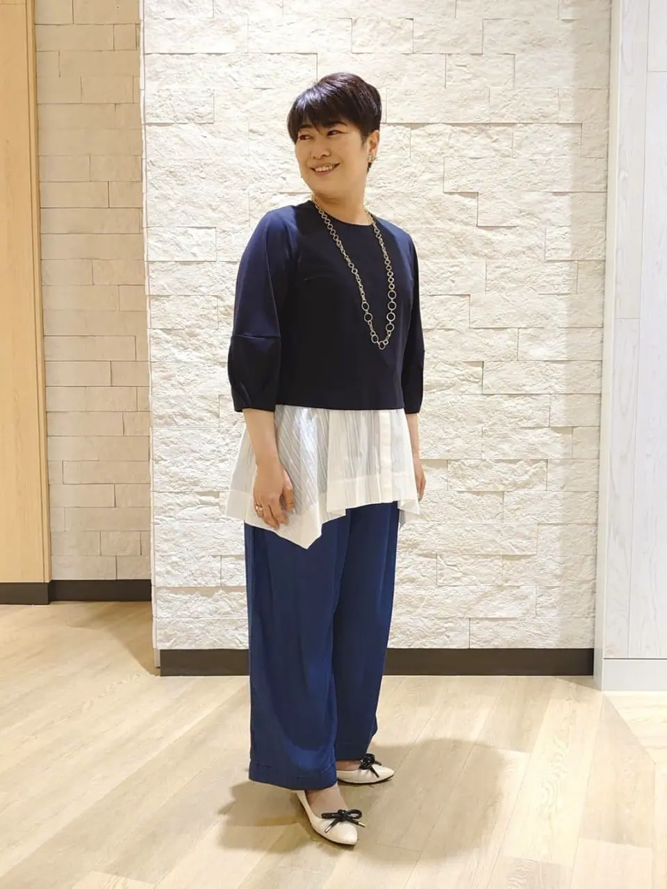 自由区 田中 コーディネート画像