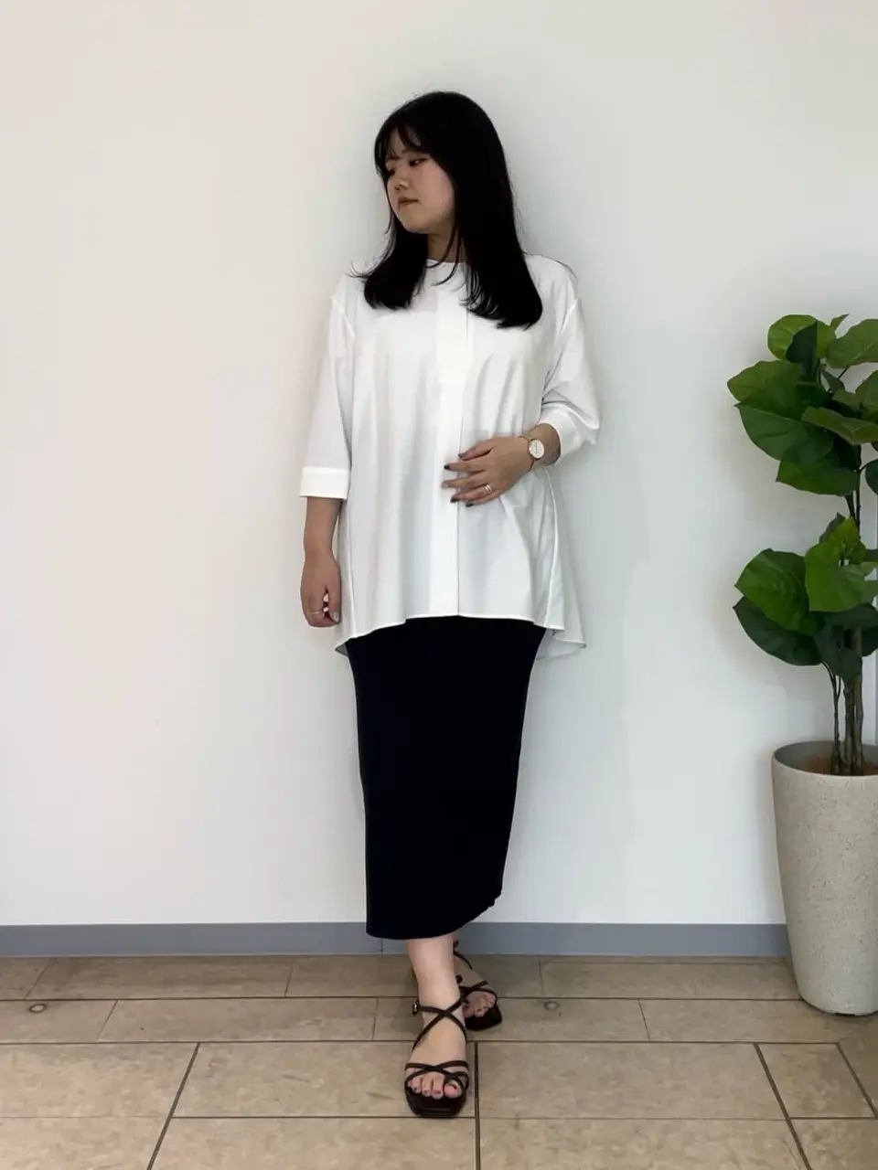 自由区 坪田 コーディネート画像