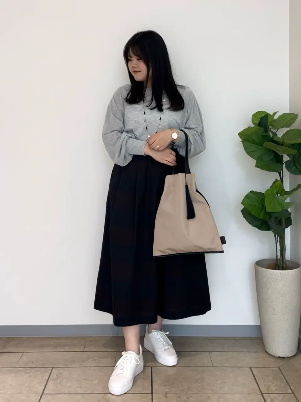 自由区 坪田 コーディネート画像