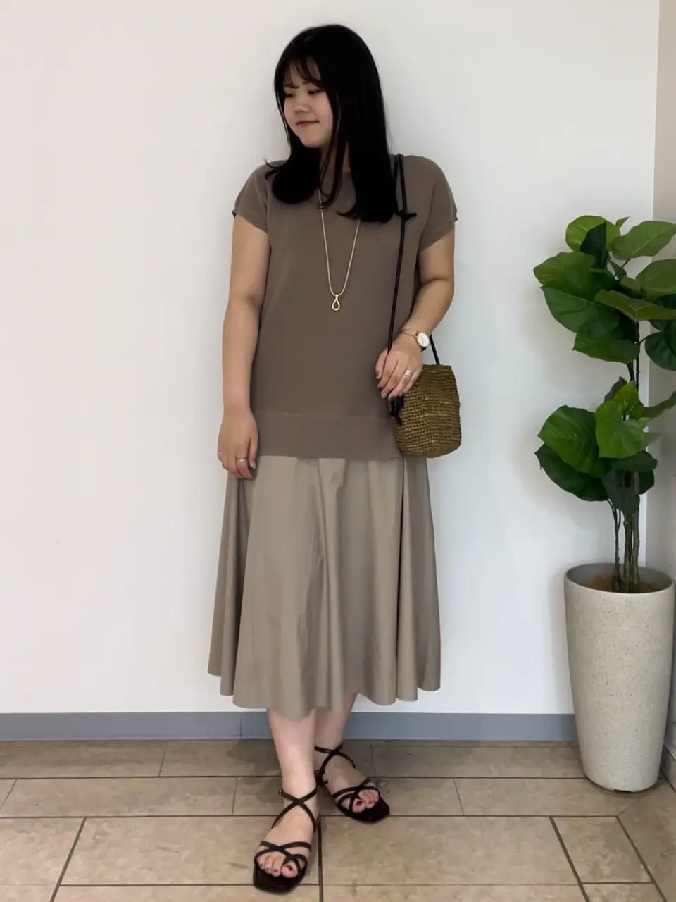 自由区 坪田 コーディネート画像