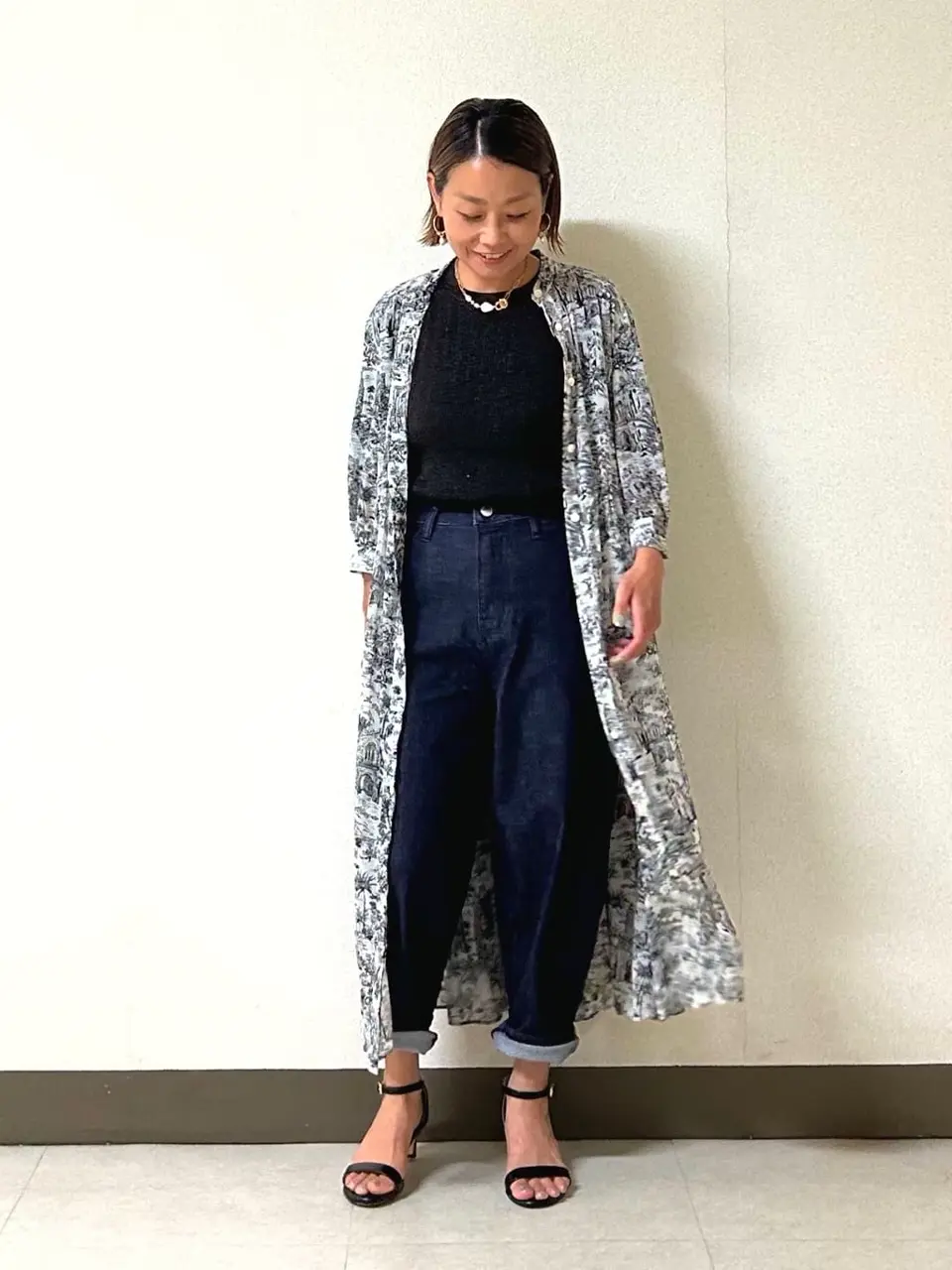 自由区 坂本 コーディネート画像