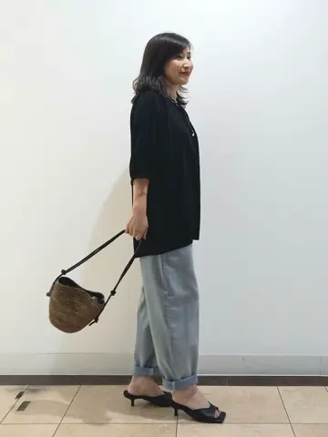 自由区 中川 コーディネート画像