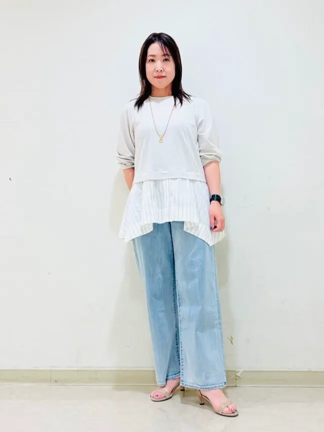 自由区 上島 コーディネート画像