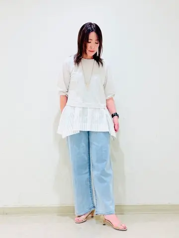 自由区 上島 コーディネート画像