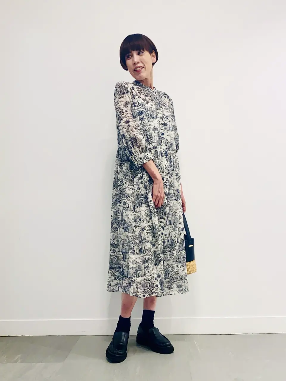 自由区 冨樫 コーディネート画像