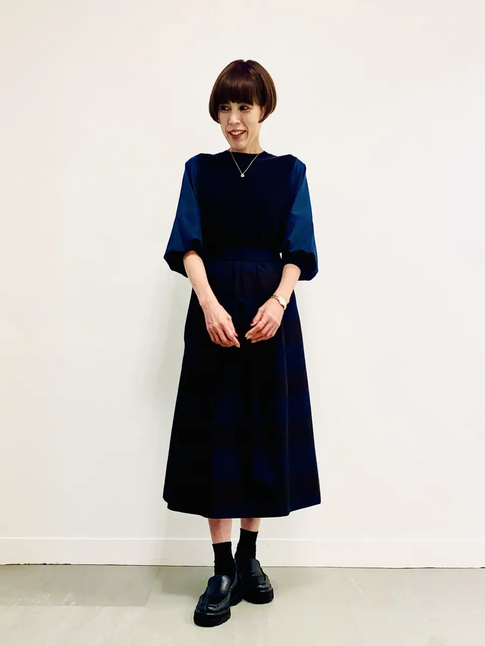 自由区 冨樫 コーディネート画像