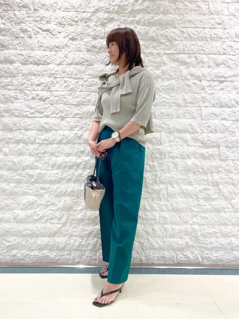 自由区 林 コーディネート画像