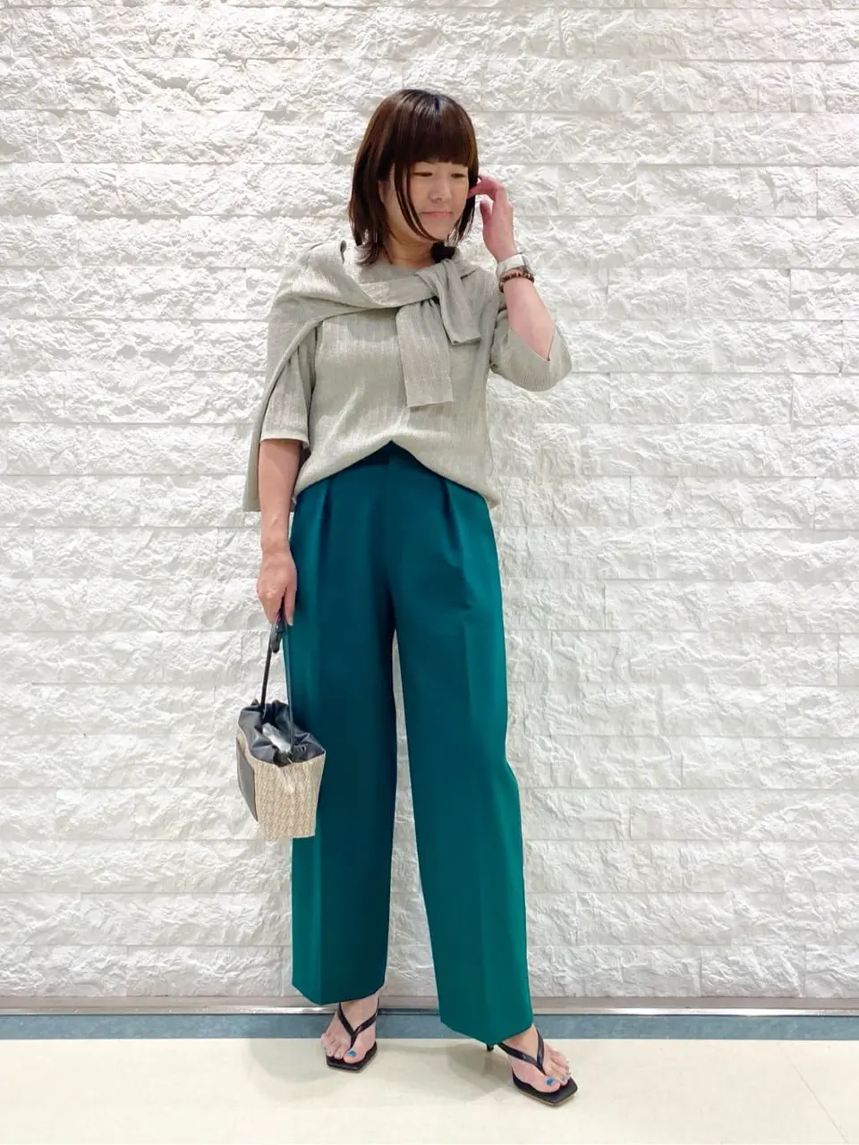 自由区 林 コーディネート画像