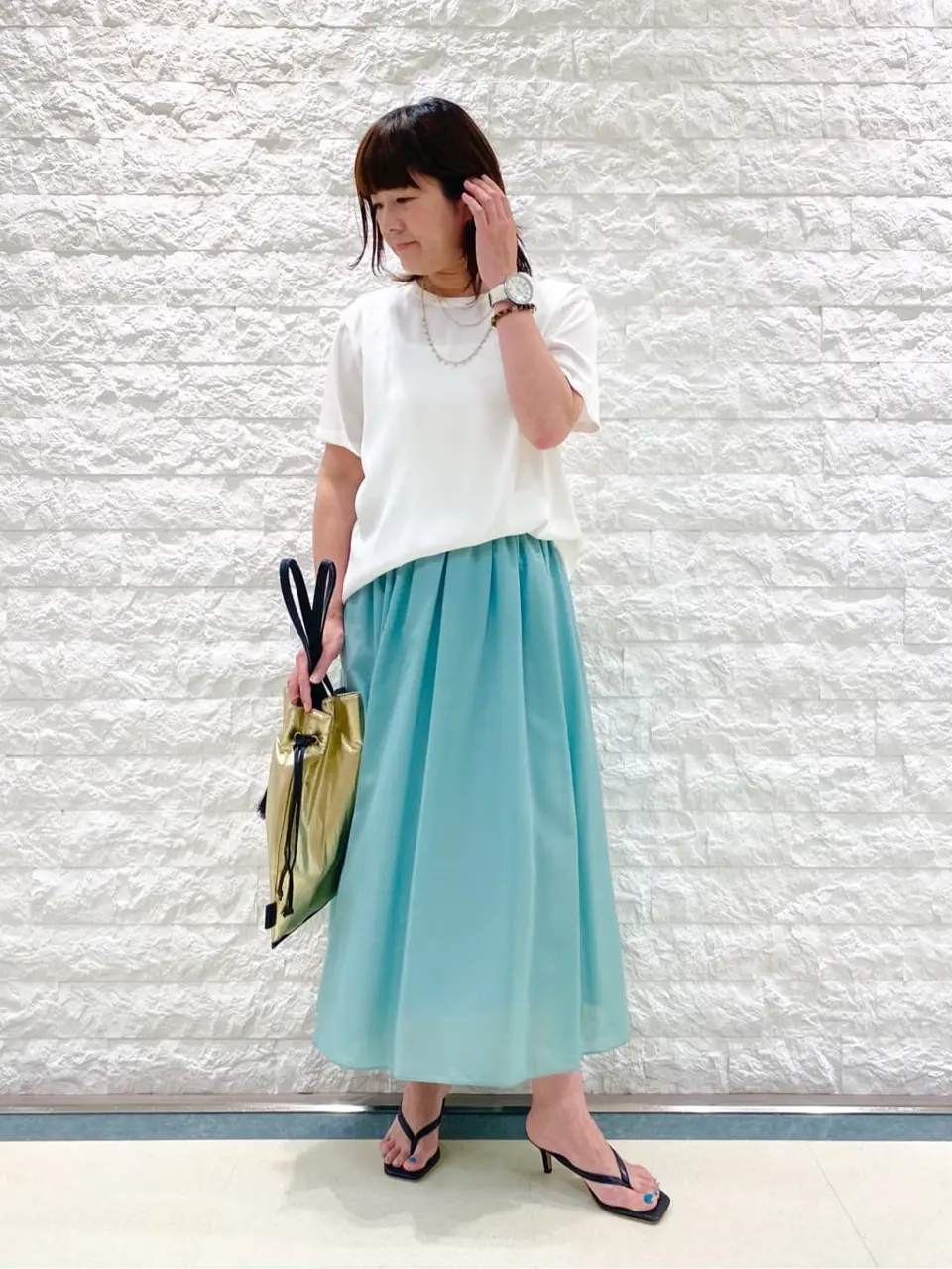 自由区 林 コーディネート画像