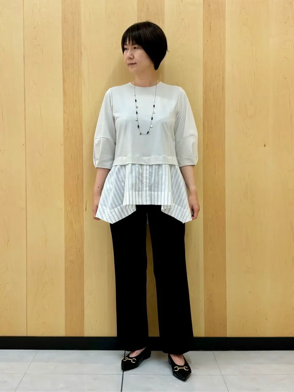 自由区 スタッフ コーディネート画像