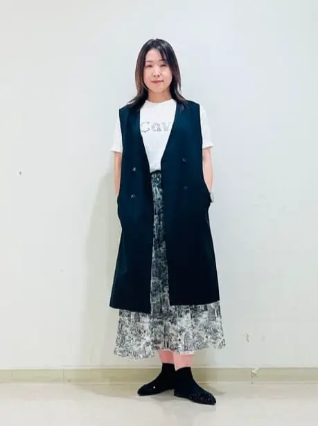 自由区 上島 コーディネート画像