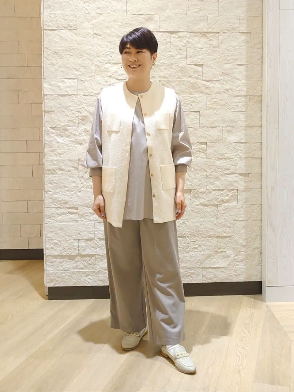 自由区 田中 コーディネート画像