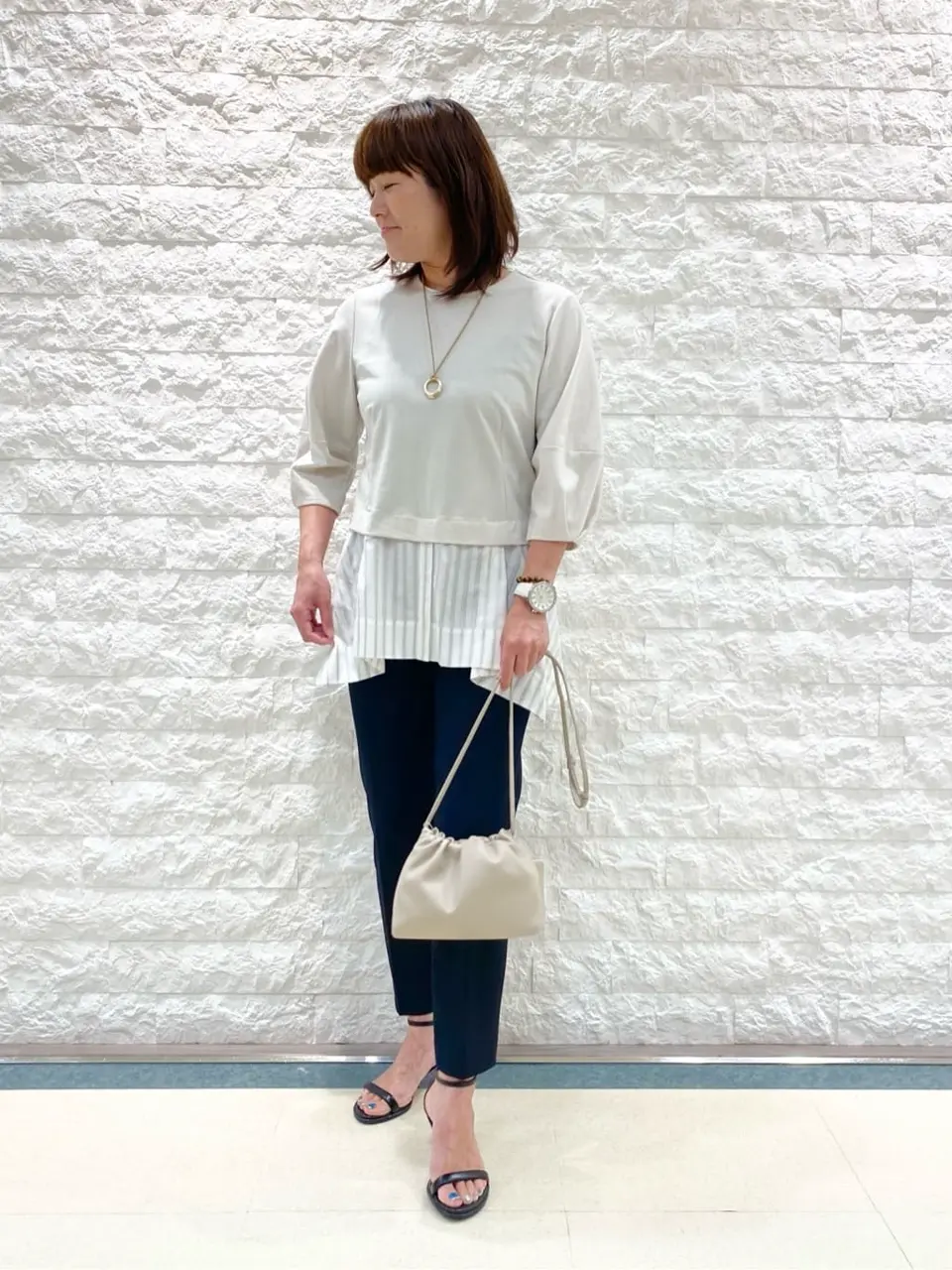 自由区 林 コーディネート画像