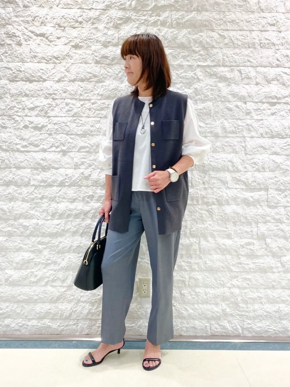 自由区 林 コーディネート画像