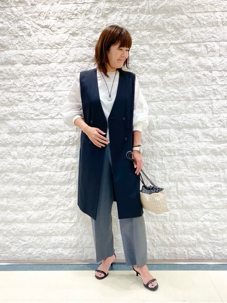 自由区 林 コーディネート画像