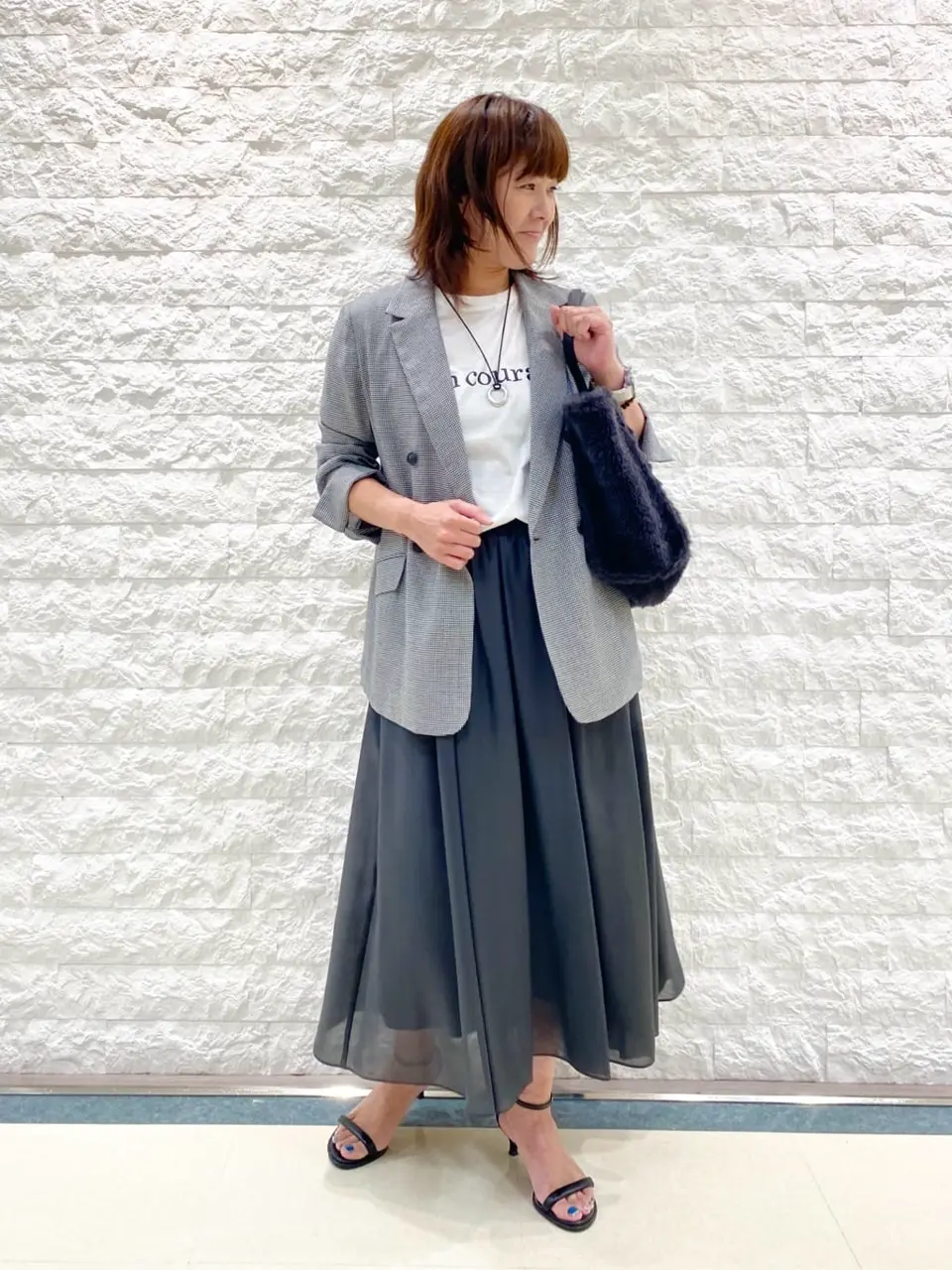 自由区 林 コーディネート画像