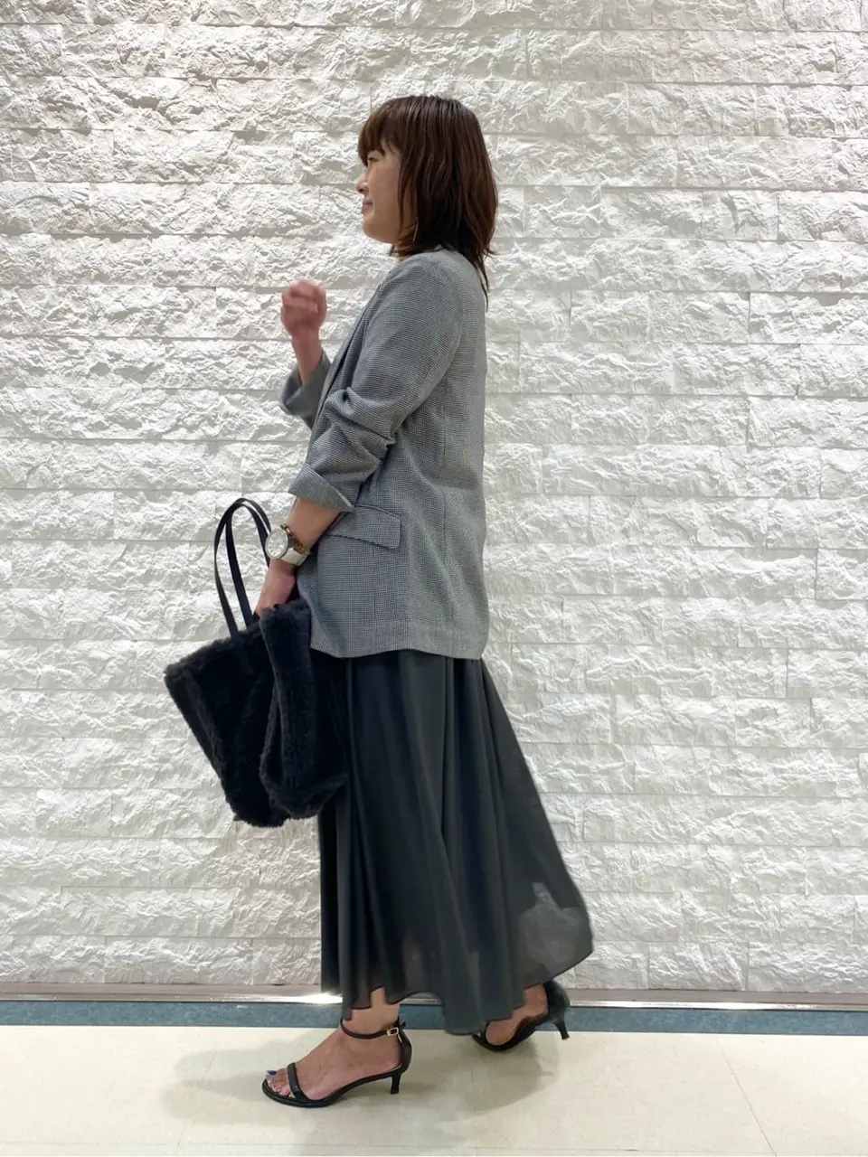 自由区 林 コーディネート画像