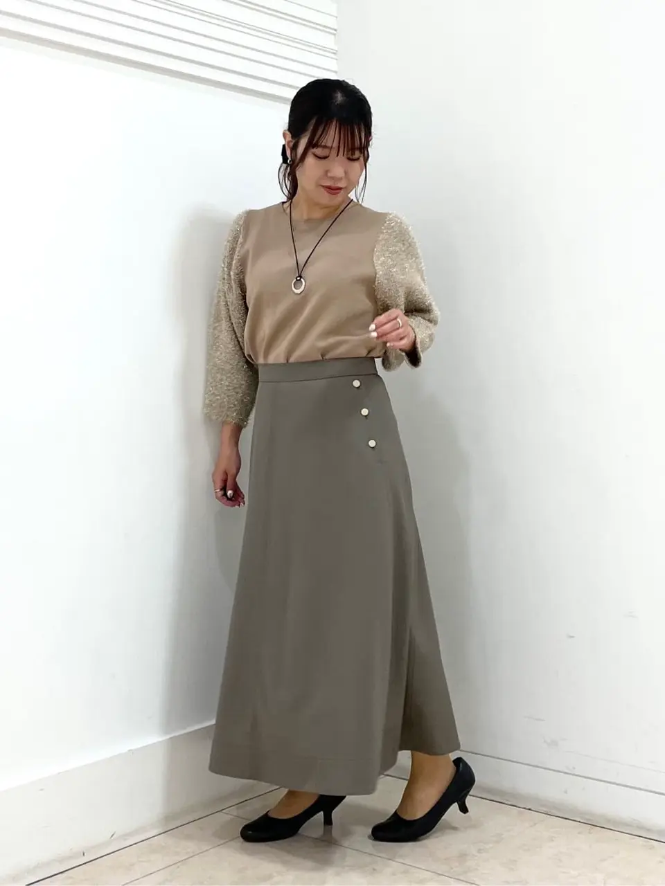 自由区 misato コーディネート画像