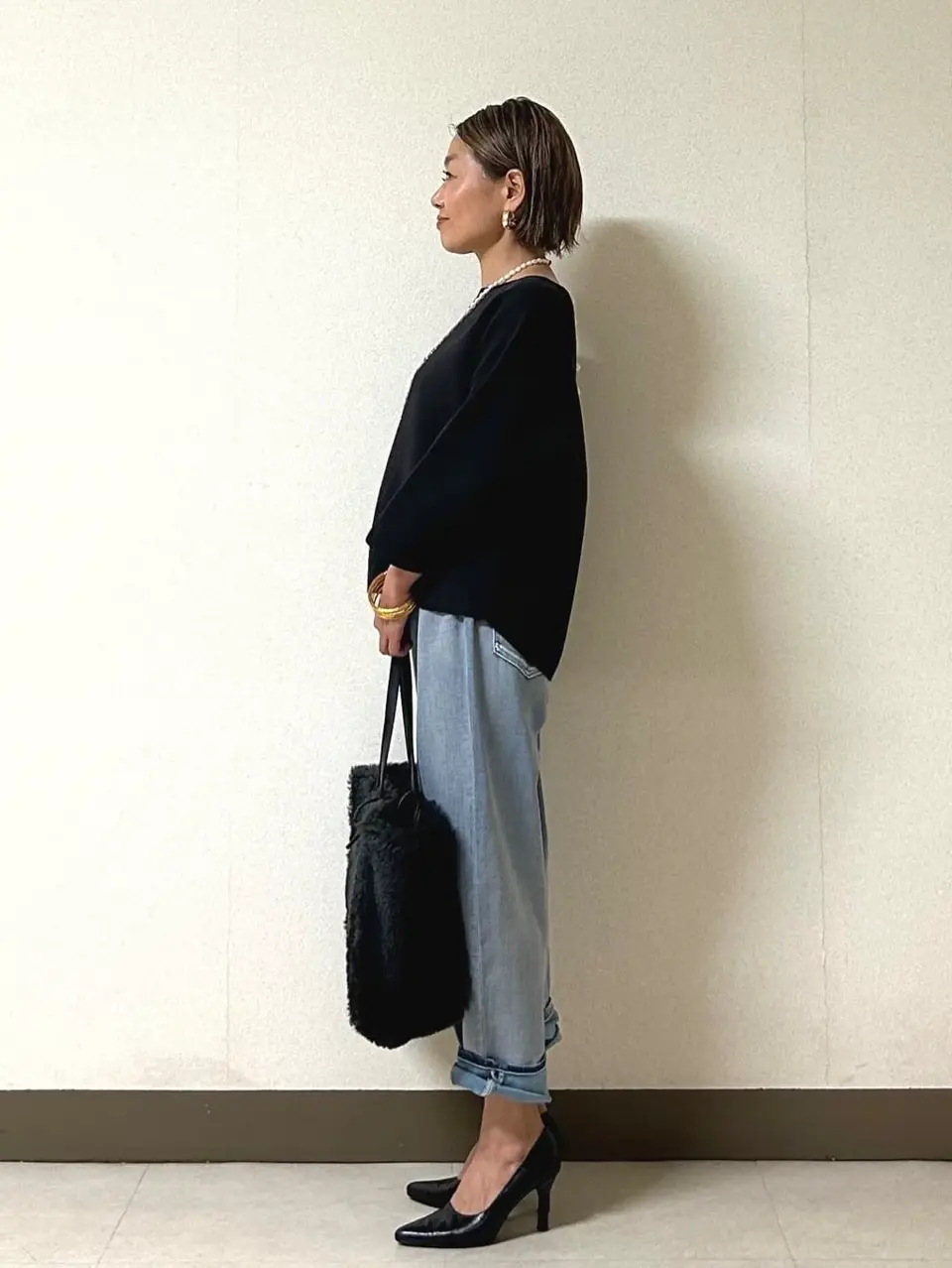 自由区 坂本 コーディネート画像