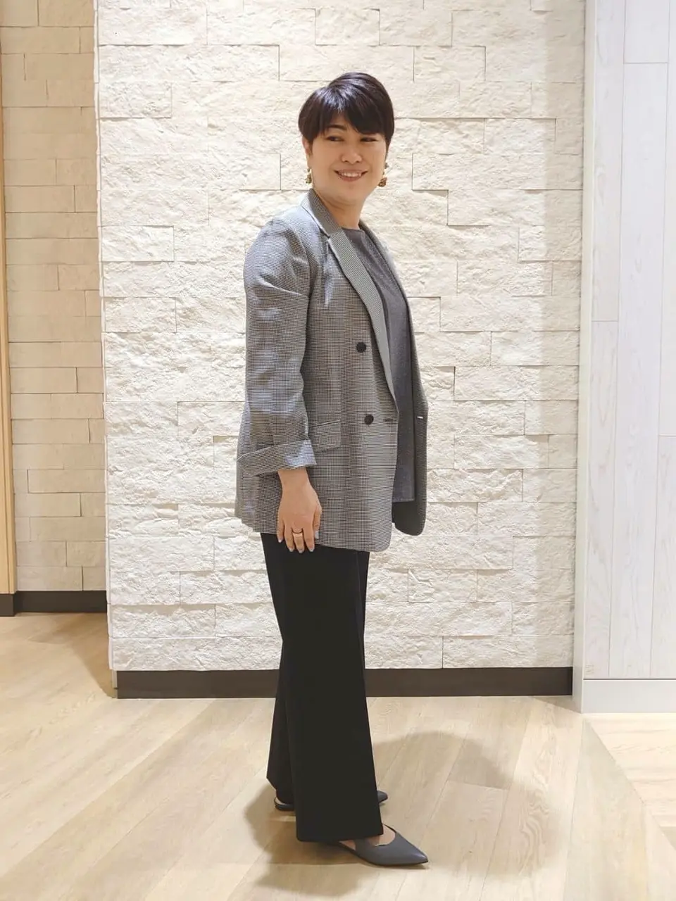 自由区 田中 コーディネート画像