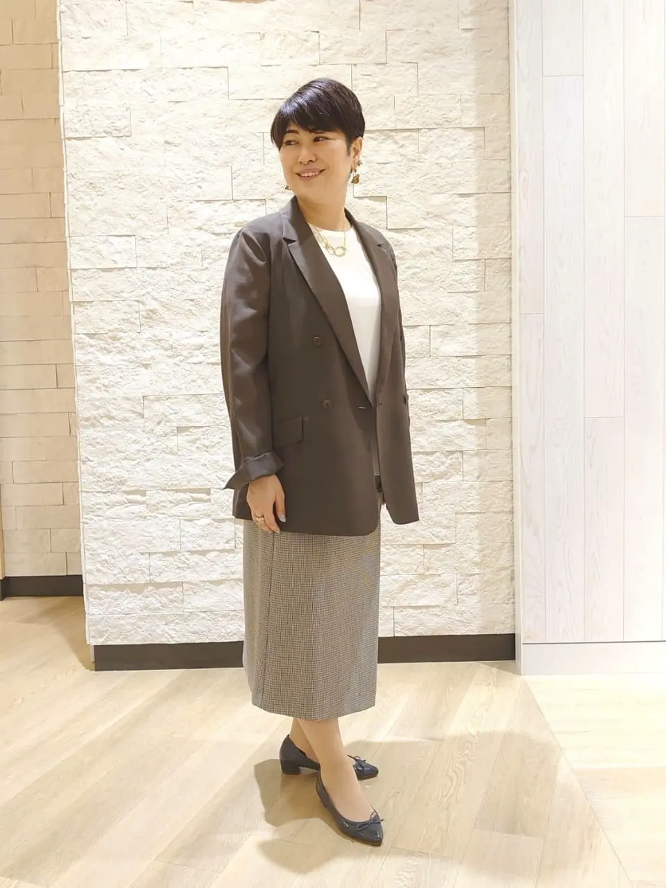 自由区 田中 コーディネート画像