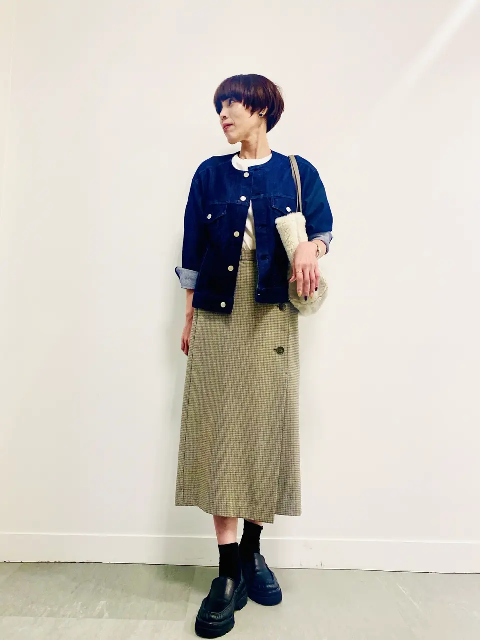 自由区 冨樫 コーディネート画像