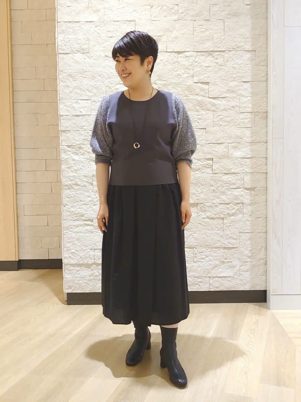 自由区 田中 コーディネート画像