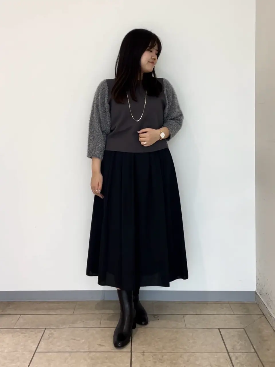 自由区 坪田 コーディネート画像