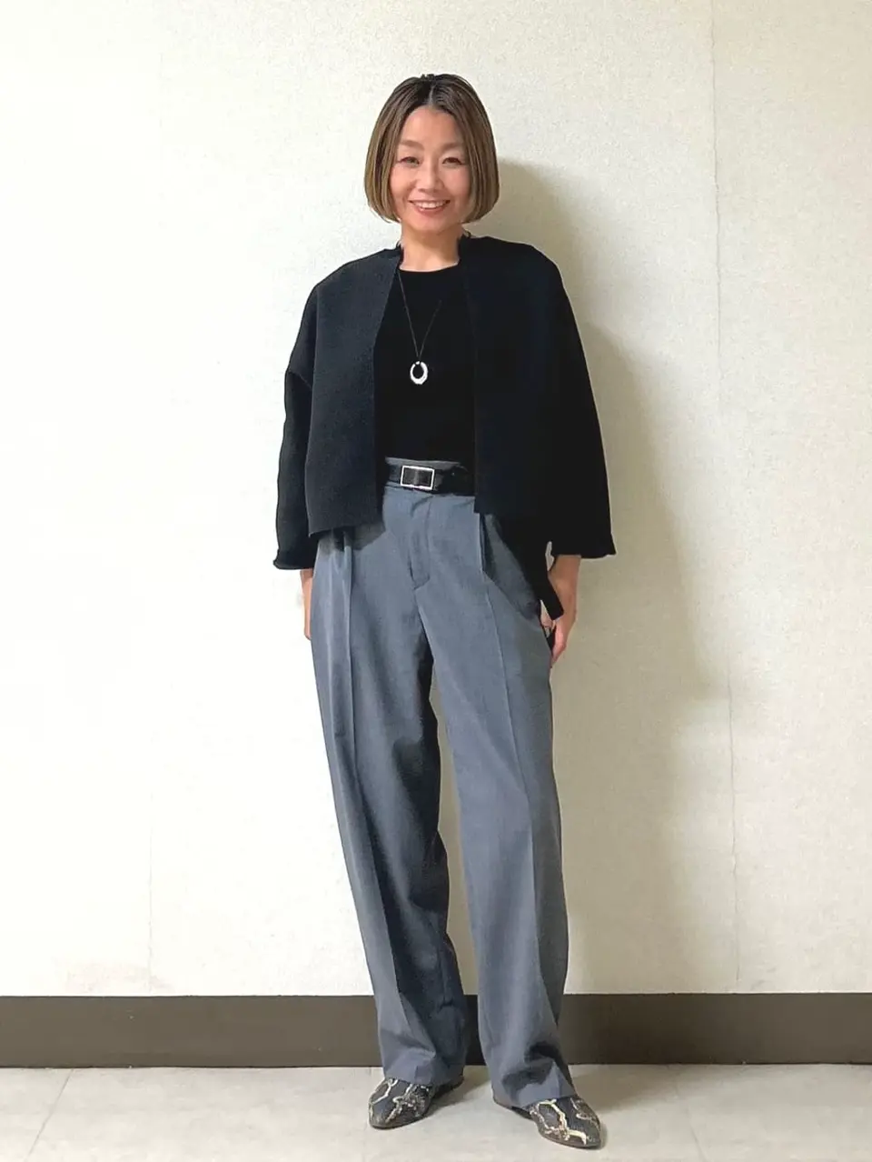 自由区 坂本 コーディネート画像