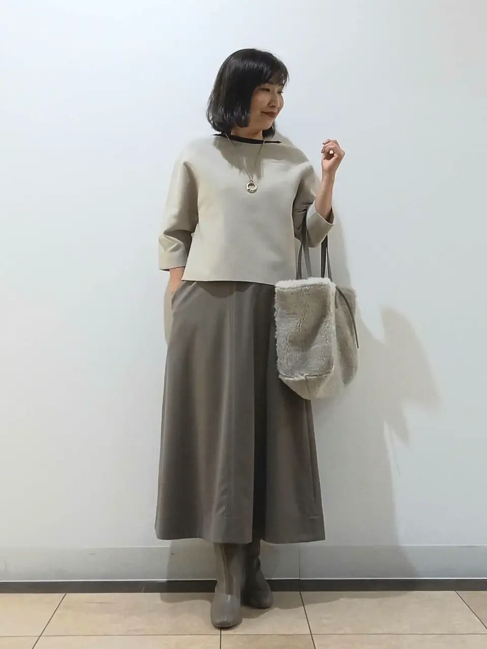 自由区 中川 コーディネート画像