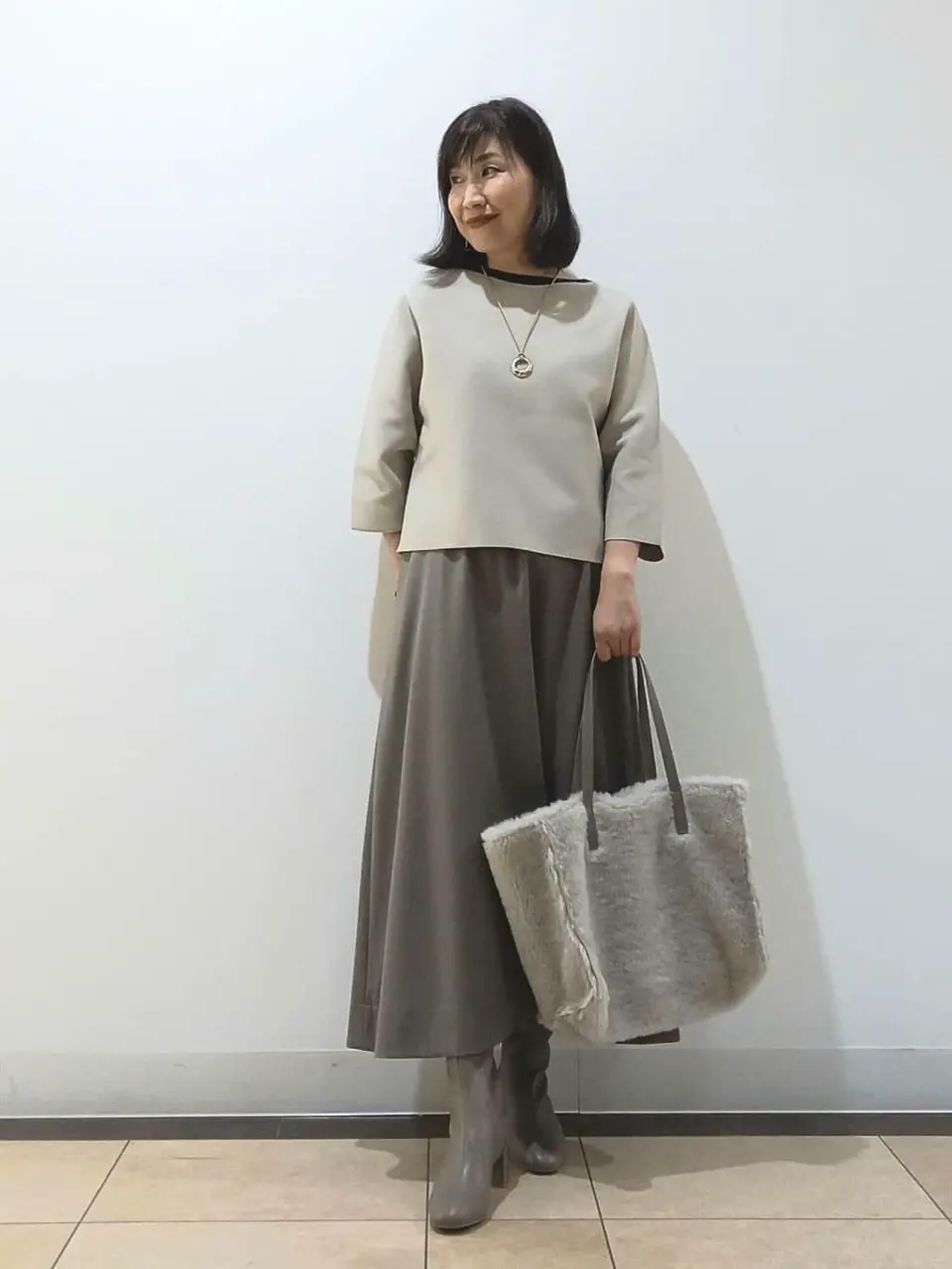 自由区 中川 コーディネート画像