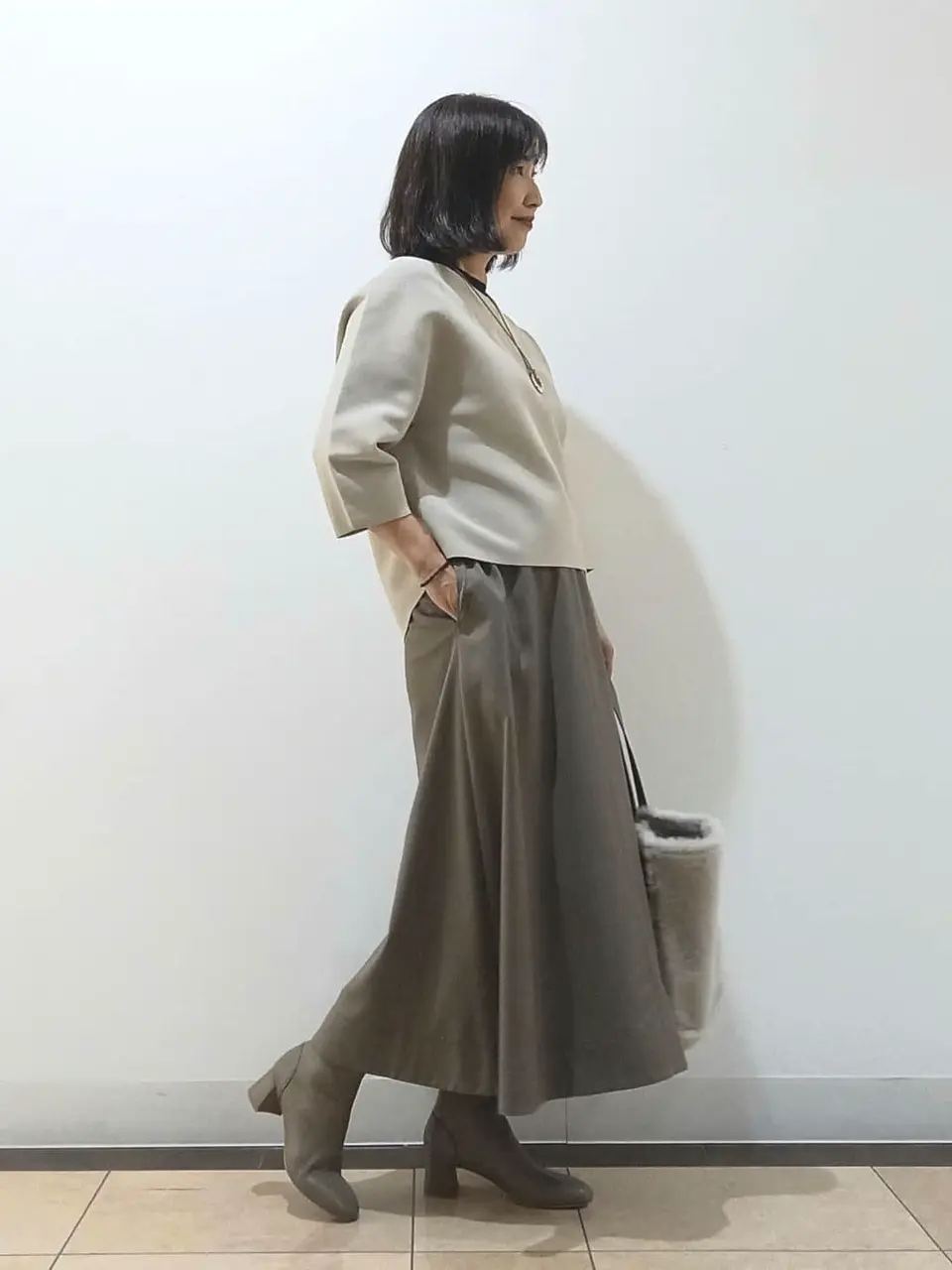 自由区 中川 コーディネート画像