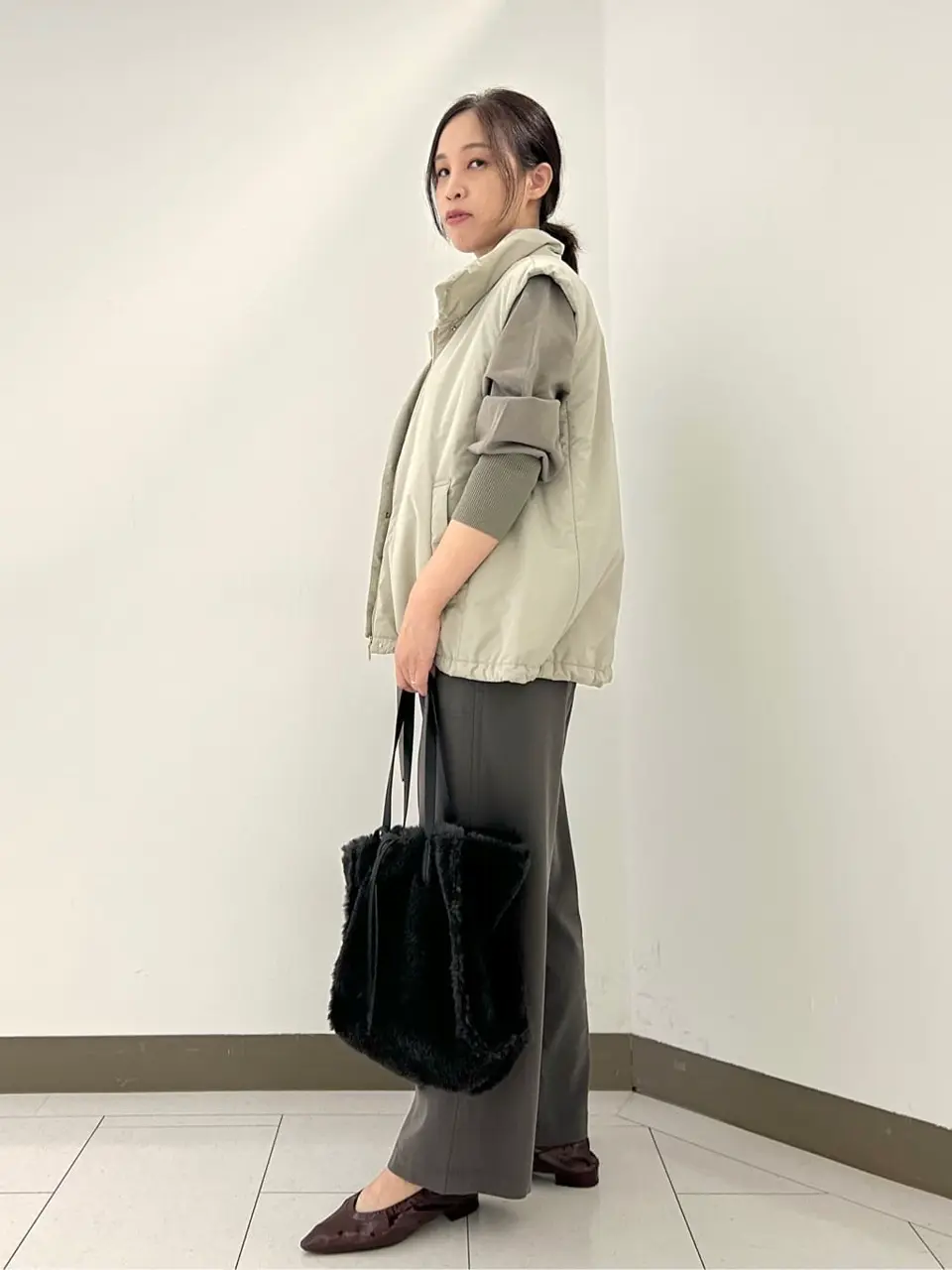 自由区 南 コーディネート画像