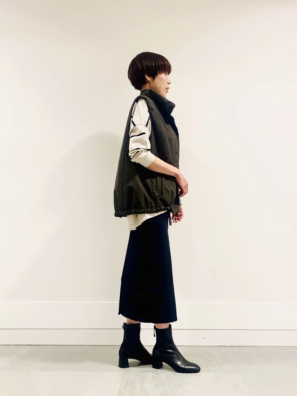 自由区 冨樫 コーディネート画像