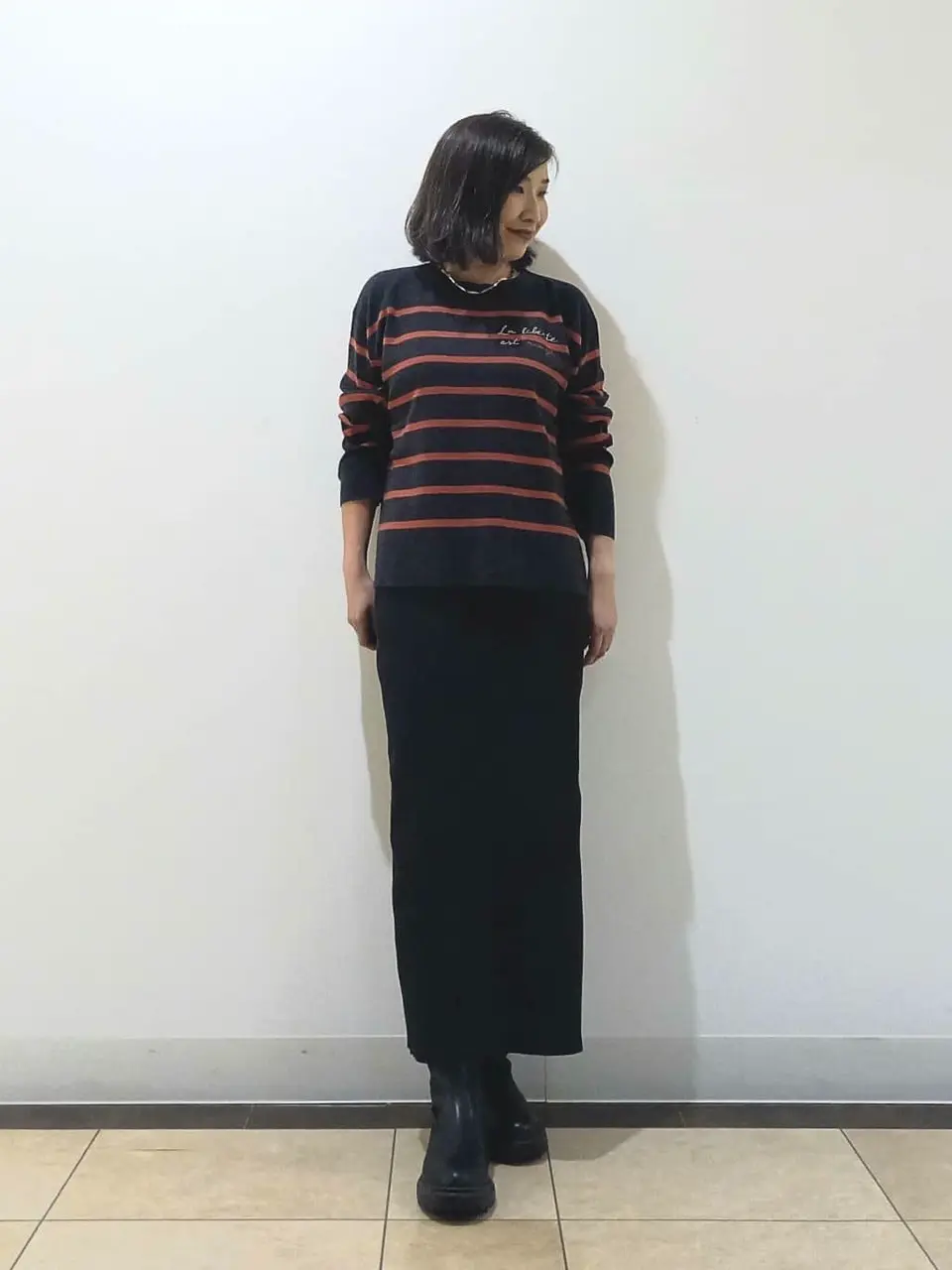 自由区 中川 コーディネート画像