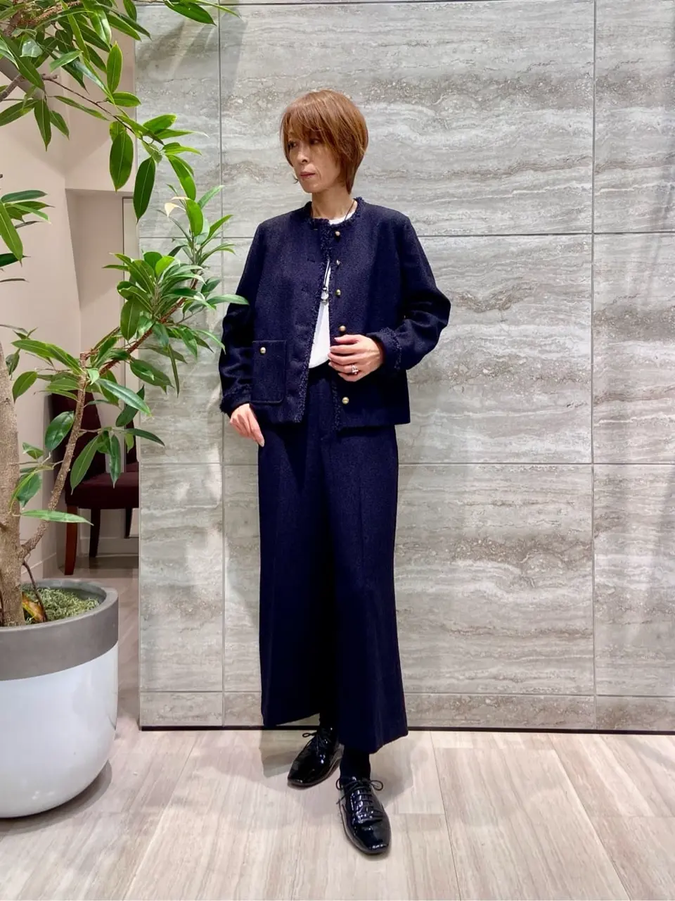 自由区 Ishii コーディネート画像