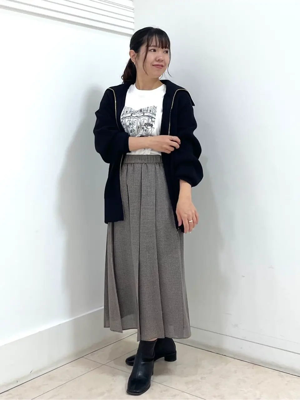 自由区 misato コーディネート画像