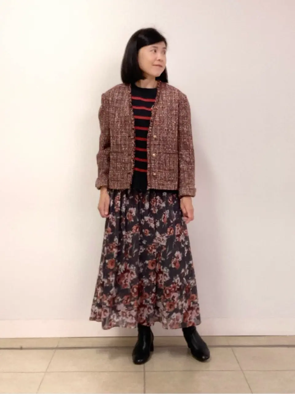 自由区 成川 コーディネート画像