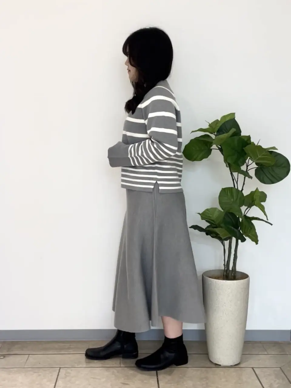 自由区 坪田 コーディネート画像