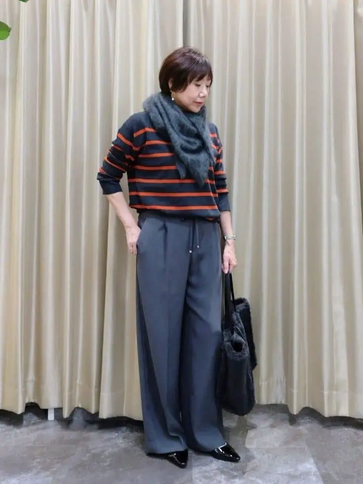 自由区 鶴田 コーディネート画像