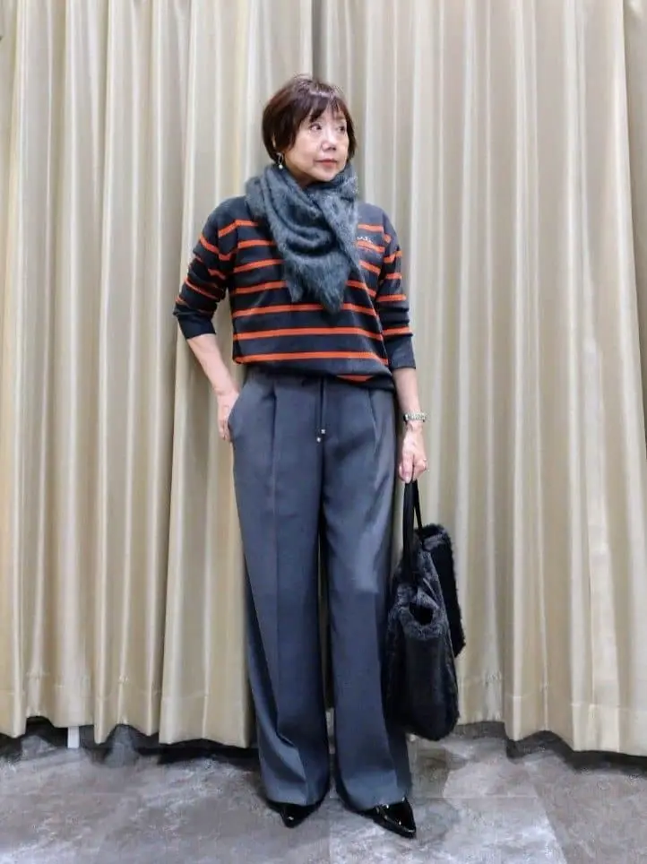 自由区 鶴田 コーディネート画像