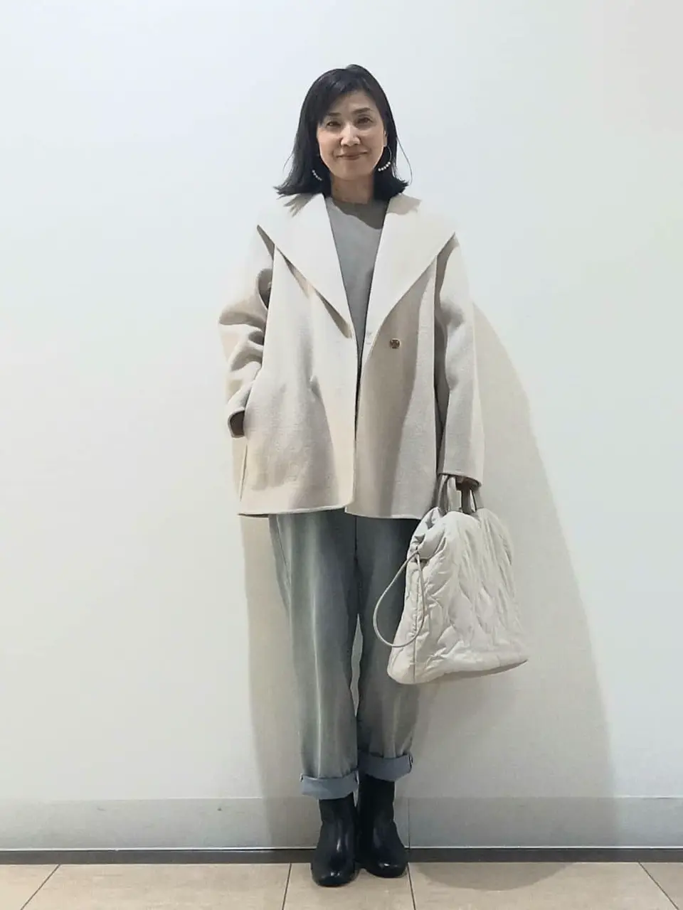 自由区 中川 コーディネート画像