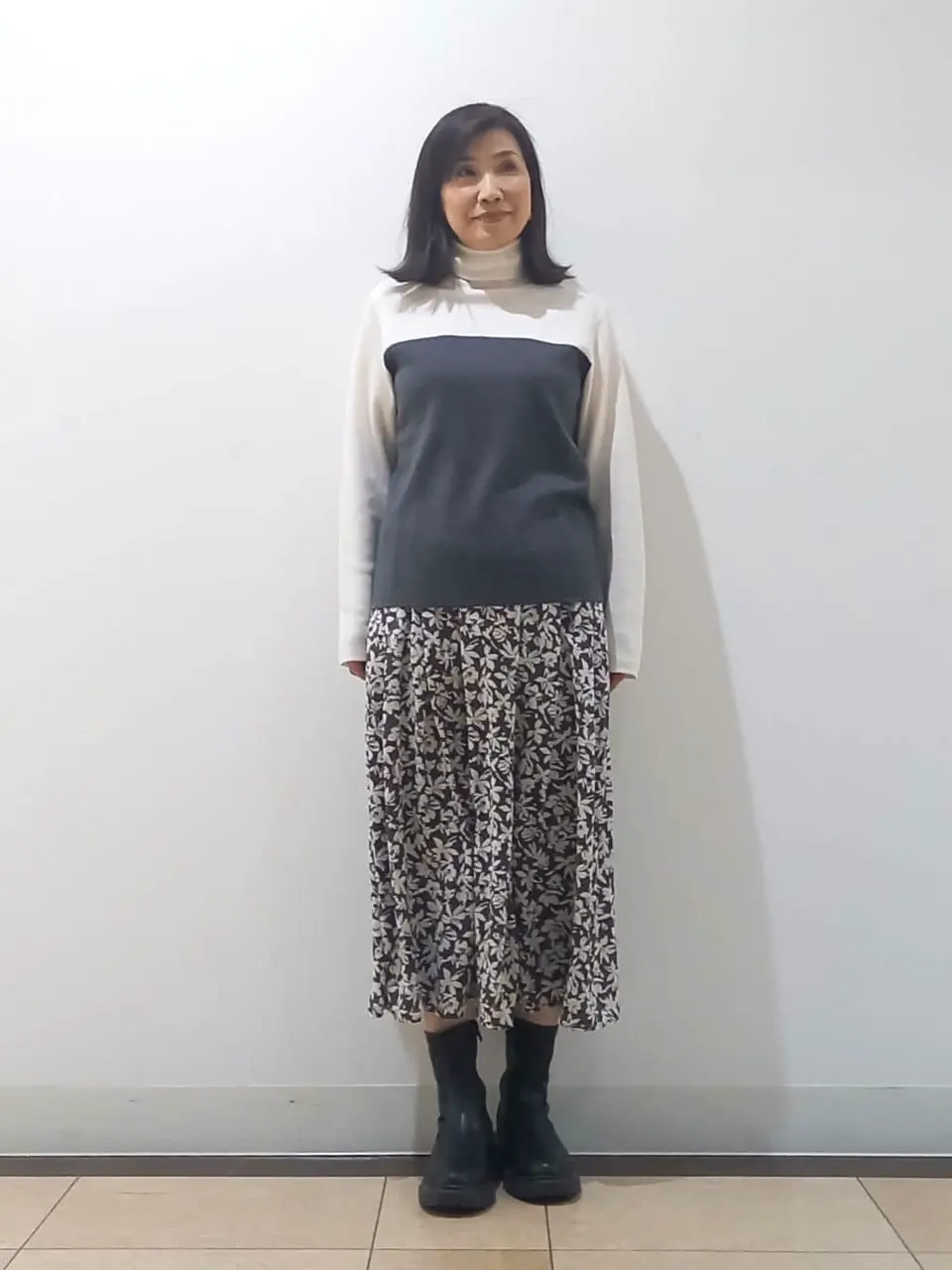 自由区 中川 コーディネート画像