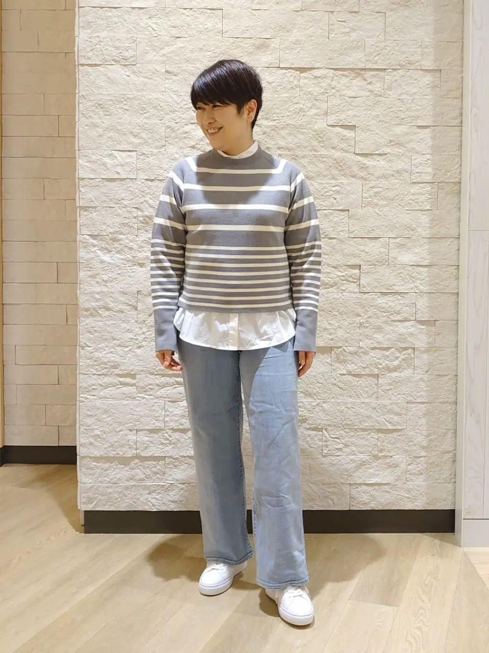 自由区 田中 コーディネート画像