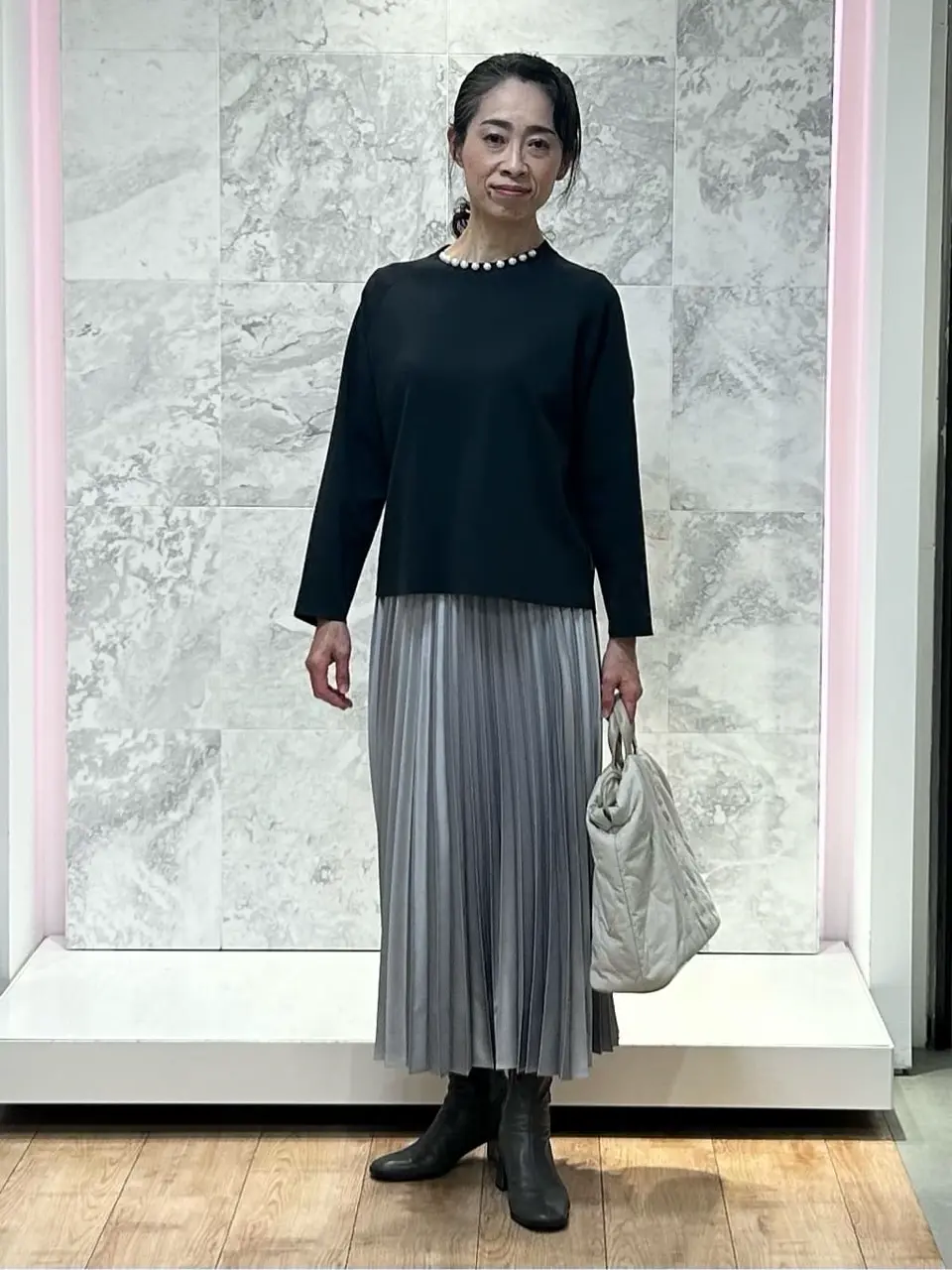 自由区 中尾 コーディネート画像