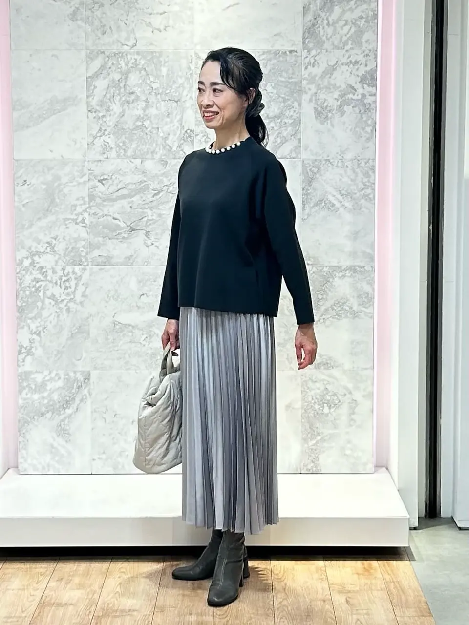 自由区 中尾 コーディネート画像