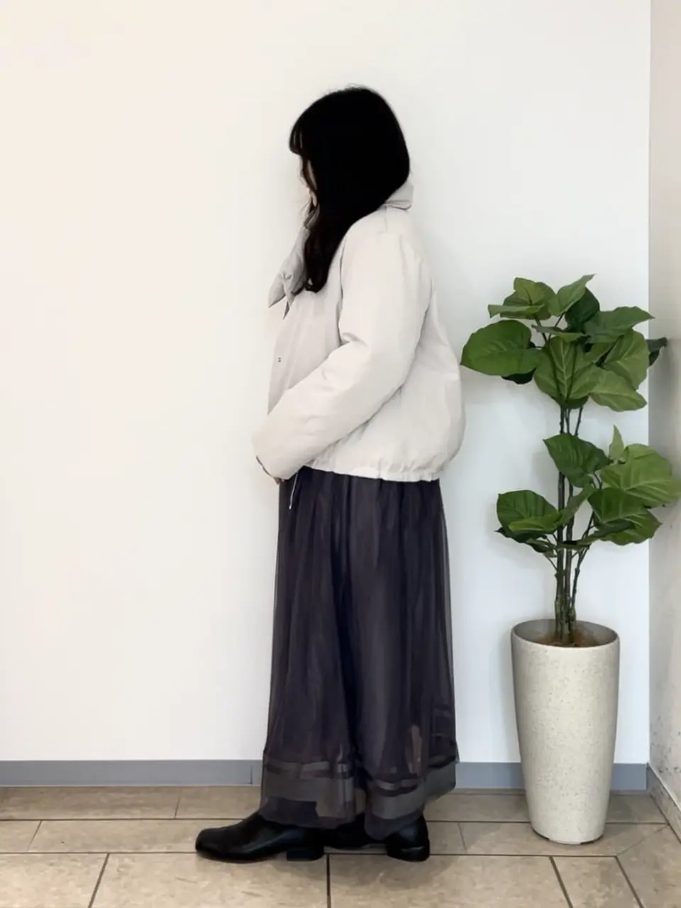 自由区 坪田 コーディネート画像