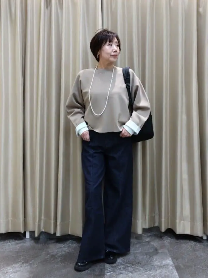 自由区 鶴田 コーディネート画像