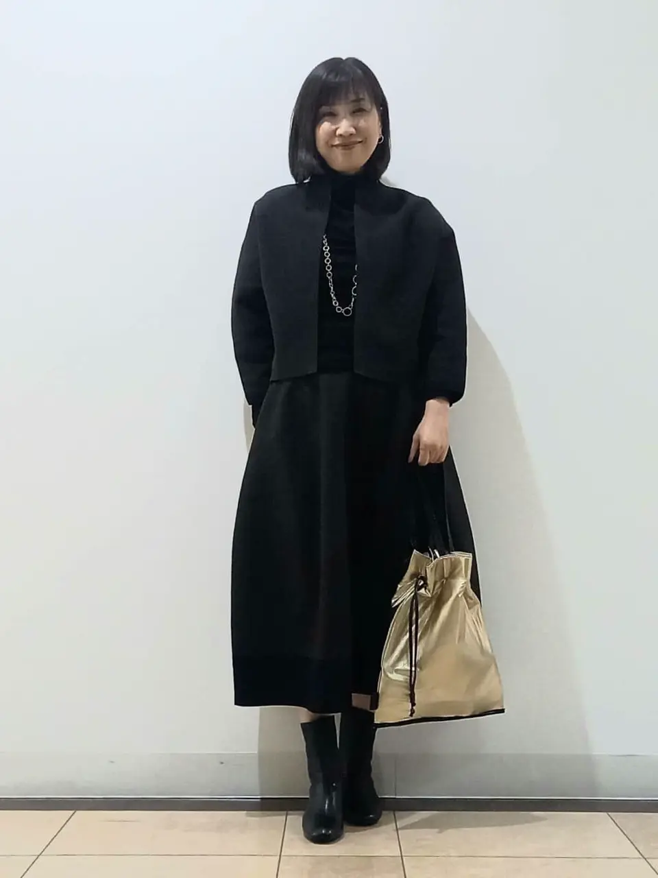 自由区 中川 コーディネート画像