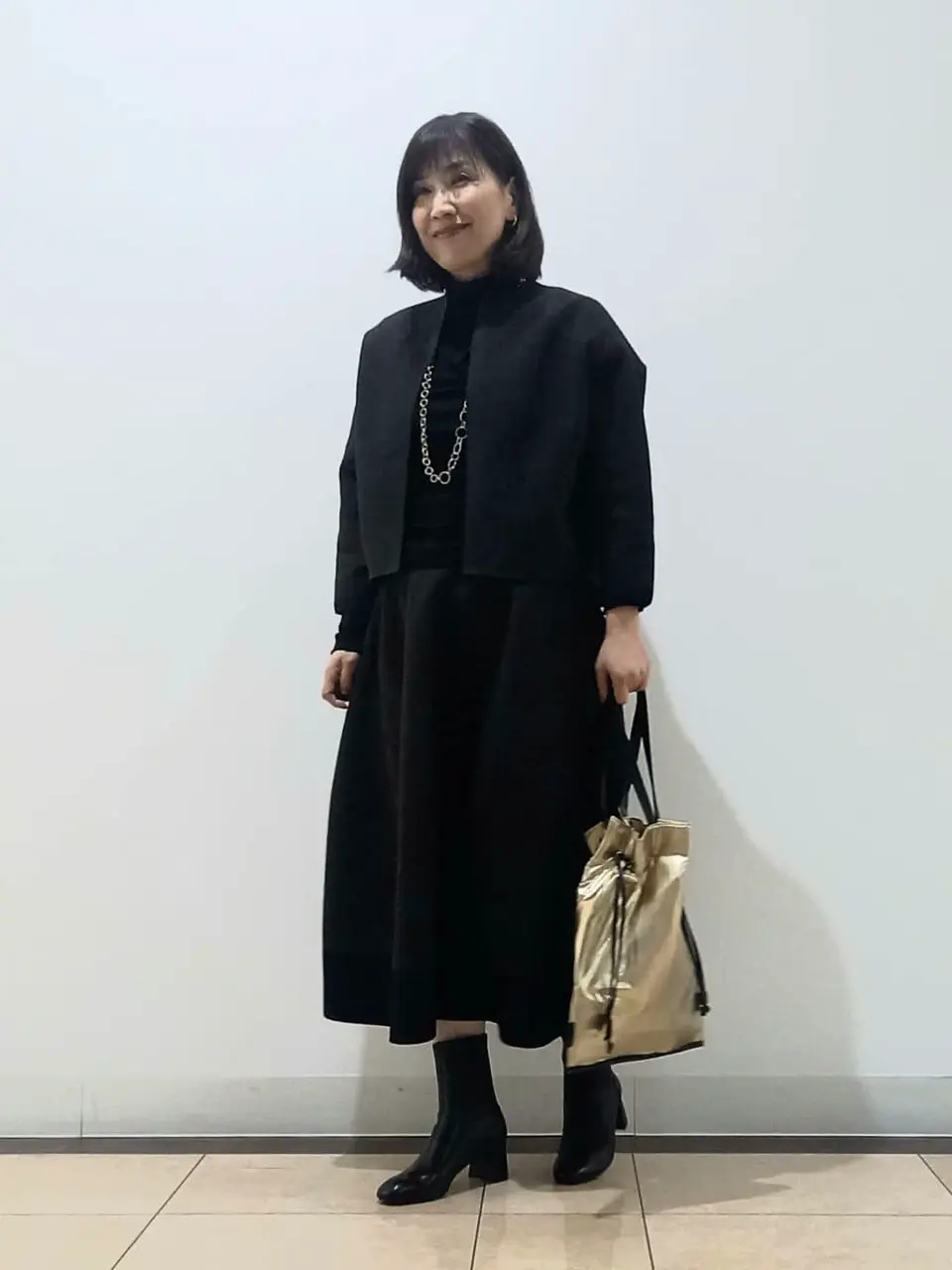 自由区 中川 コーディネート画像